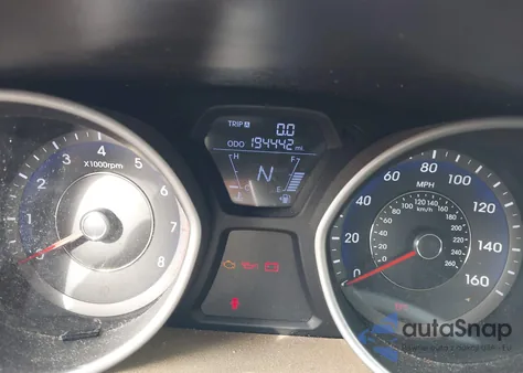 2012 Hyundai Elantra Gls (Ulsan Plant) z USA, uszkodzony, nr VIN KMHDH4AE7CU233491